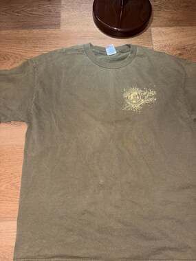 Vintage Whites The Cold Water Specialists Semper Fidelis Graphic T-Shirt XL Oliv